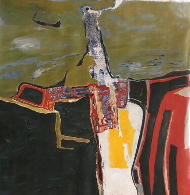 Painting titled "Les fantômes victim…" by Monique Morellec, Original Artwork, Acrylic