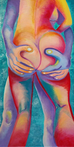 Pants-Off Dance Off #4 绘画 标题为“Pants-Off Dance Off…” 由Oberlin The Artist, 原创艺术品, 丙烯