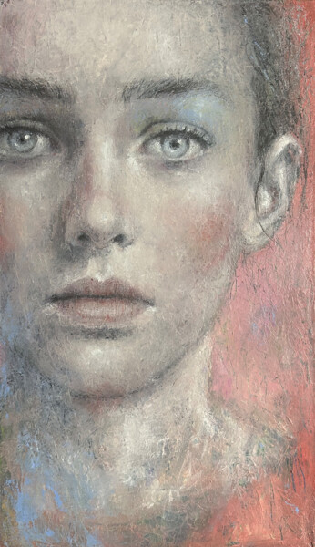 绘画 标题为“Came in a dream” 由Margarita Ivanova, 原创艺术品, 油 安装在木质担架架上
