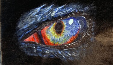 绘画 标题为“"Глаз дракона"” 由Furrier Art, 原创艺术品, 丙烯