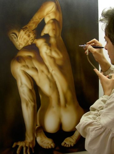 Stephane Peinture intitulée "Stephane" par Christophe Durand, Œuvre d'art originale