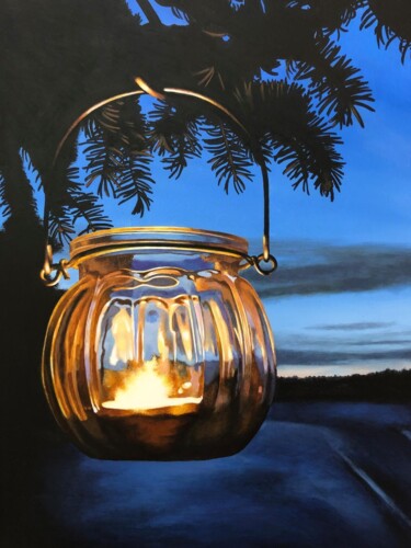 Peinture intitulée "Beauty in Stillness" par Isobel Hamilton, Œuvre d'art originale, Acrylique Monté sur Panneau de bois