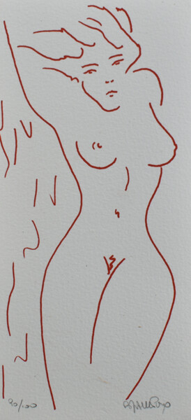 Sérigraphie n° 38 印花与版画 标题为“Sérigraphie n° 38” 由Paul Maulpoix, 原创艺术品, 丝网印刷