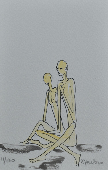 Sérigraphie n° 53 印花与版画 标题为“Sérigraphie n° 53” 由Paul Maulpoix, 原创艺术品, 丝网印刷