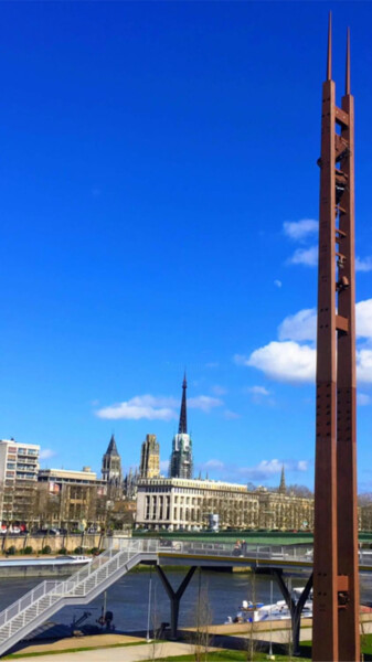 Photographie intitulée "Rouen" par Patrick Maze, Œuvre d'art originale, Photographie numérique
