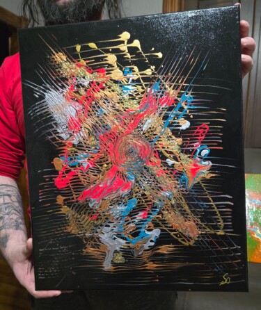 Peinture intitulée "eggcelent newscratch" par Paul Tetreault, Œuvre d'art originale, Acrylique