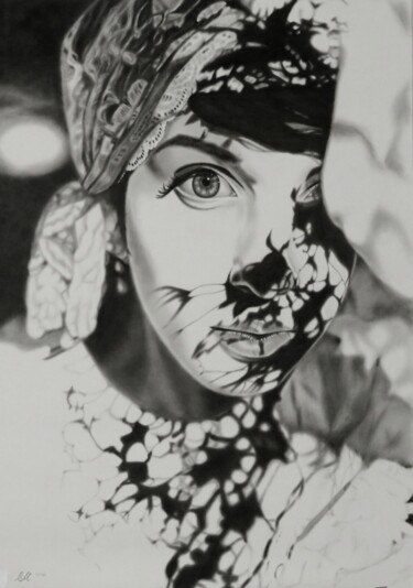 "Le carezze delle ombre" Schilderij getiteld ""Le carezze delle o…" door Monika Rembowska, Origineel Kunstwerk, Olie