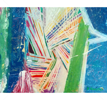 绘画 标题为“Composition  abstra…” 由Bernard Goeytes, 原创艺术品, 丙烯 安装在木质担架架上