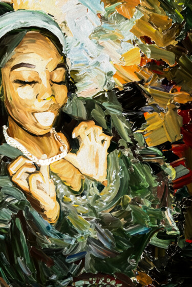 Design getiteld "TRAPPIN GIRL" door Lorenzo Pittau, Origineel Kunstwerk, Tabel kunst