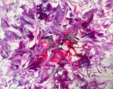 Peinture intitulée "Éclat de bulles" par Jessica Juge, Œuvre d'art originale, Acrylique