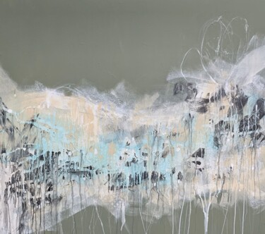 Peinture intitulée "Jardin suspendu" par Anik Lapointe, Œuvre d'art originale, Acrylique