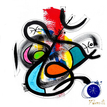 Peinture intitulée "SILIX" par Perrotte, Œuvre d'art originale, Acrylique Monté sur Châssis en bois