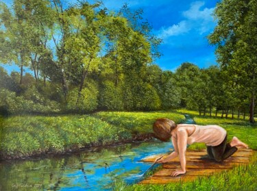 My world, oil painting Картина под названием "My world, oil paint…" - Nadezhda Gellmundova, Подлинное произведение искусства, Масло
