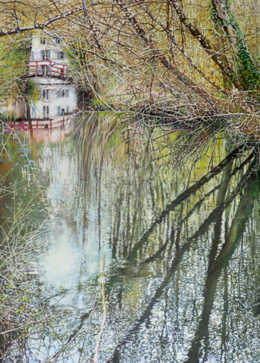 제목이 "Le moulin du port d…"인 미술작품 B. Alexis로, 원작, 기름