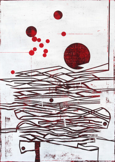 Painting titled "Place Within Reach…" by Petr Strnad, Original Artwork, Acrylic