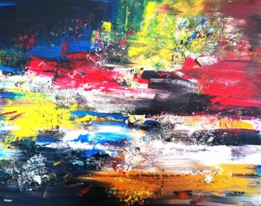 Painting titled "09/03/2024 (8)" by Jean Oillet, Original Artwork, Acrylic