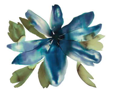 Anemone No. 8 "Anemone No. 8" başlıklı Tablo Elizabeth Becker tarafından, Orijinal sanat, Mürekkep