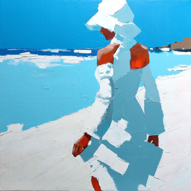 Peinture intitulée "Face au vent" par Virginie Schroeder, Œuvre d'art originale, Acrylique