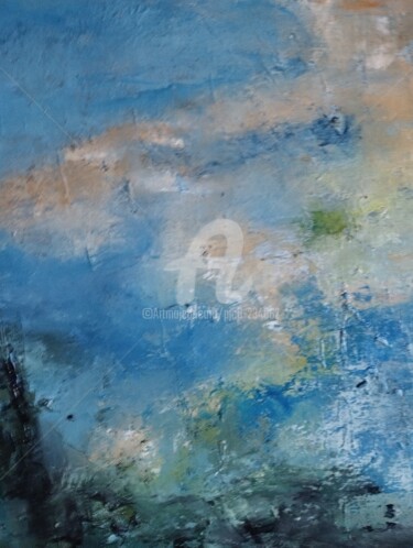 Malerei mit dem Titel "Triptyque 3" von Pjc, Original-Kunstwerk, Öl Auf Karton montiert