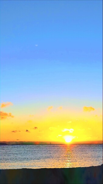 Photographie intitulée "Sunset" par Emma Laflute, Œuvre d'art originale, Photographie numérique