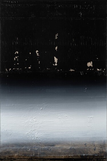 Painting titled "After Dark" by Nemanja Nikolic, Original Artwork, Acrylic Mounted on Wood Stretcher frame