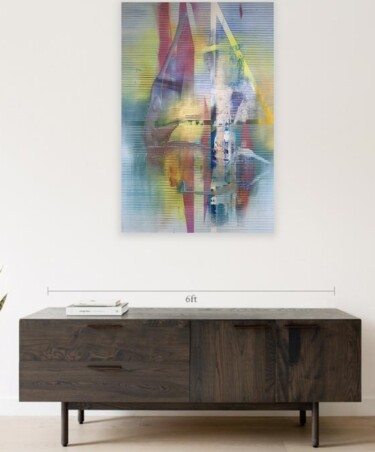 Painting titled "Petr" by Marc Mbl, Original Artwork, Acrylic