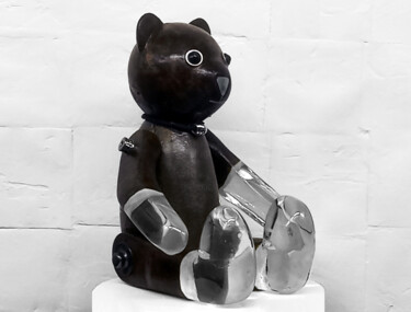 雕塑 标题为“HandBear beardoll H…” 由Seven E, 原创艺术品, 树脂