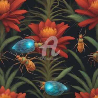 数字艺术 标题为“future synthetic an…” 由Eduardo Vidal, 原创艺术品, 数字油画