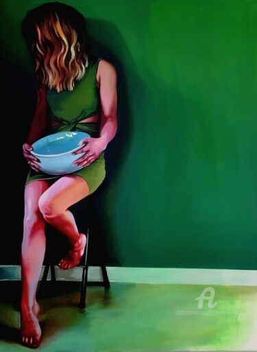绘画 标题为“soured” 由Kimberly Burnett, 原创艺术品, 油