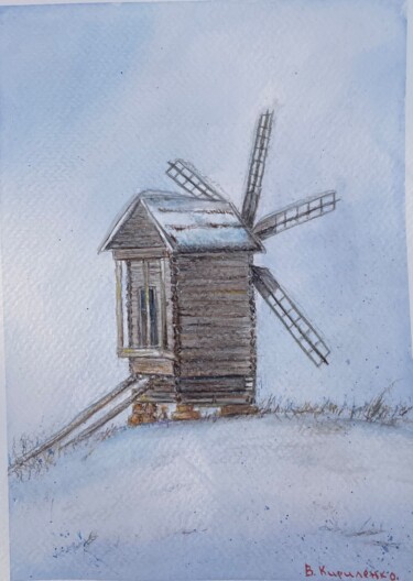 Painting titled "Hand painted waterc…" by Viktoriia Kyrylenko, Original Artwork, Watercolor