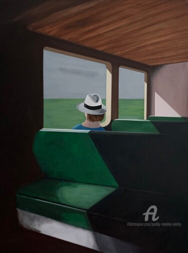 Peinture intitulée "Tu entends siffler…" par Paddy Manlay (Paddy), Œuvre d'art originale, Acrylique Monté sur Châssis en bois