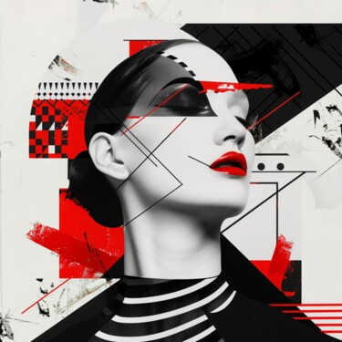 Malerei mit dem Titel "BAUHAUS STIL" von Claudia Sauter (Poptonicart), Original-Kunstwerk, Acryl