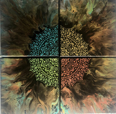 Painting titled "Renaissance" by Jessica Juge, Original Artwork, Acrylic