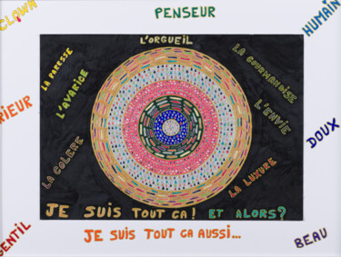 Qualités et Défauts Peinture intitulée "Qualités et Défauts" par Vincent Schurck, Œuvre d'art originale, Acrylique Monté sur Châssis en bois