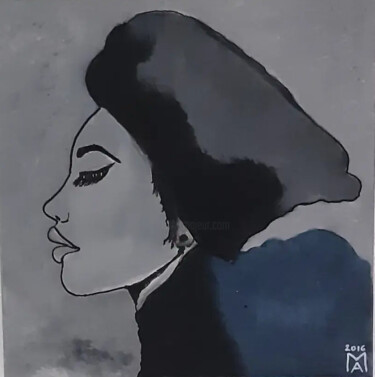 Ζωγραφική με τίτλο "Principessa cosacca." από Angelo Marzullo, Αυθεντικά έργα τέχνης, Ακρυλικό Τοποθετήθηκε στο Ξύλινο φορεί…