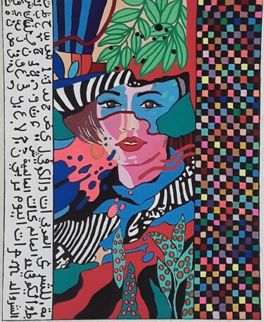 Peinture intitulée "Arabesque" par Angelo Marzullo, Œuvre d'art originale, Acrylique Monté sur Châssis en bois