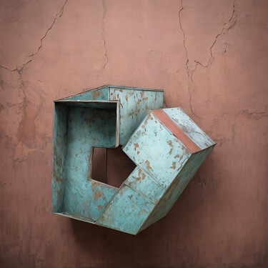 Digital Arts titled "Cirriped  III -" by Tim Cutler, Original Artwork, Metals