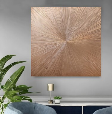 绘画 标题为“Abstract painting.…” 由Olga Ponomarenko, 原创艺术品, 丙烯 安装在木质担架架上