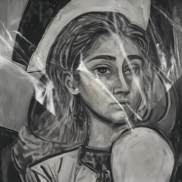 Digital Arts titled ""Emotionally UnVeil…" by Deep & Dawn, Original Artwork, Digital Painting