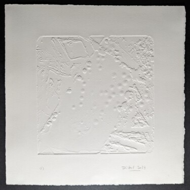 Printmaking titled "Eau-forte 11. Gaufr…" by Jean Kittel, Original Artwork, Etching