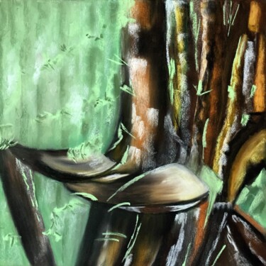 Peinture intitulée "24-04-05   pastel" par Marie-Claude Baldi, Œuvre d'art originale, Pastel Monté sur Carton