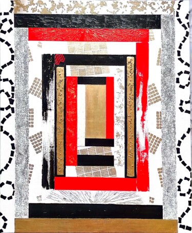 Peinture intitulée "Treiz'Or" par Lidevi, Œuvre d'art originale, Acrylique Monté sur Châssis en bois