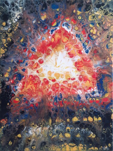 Peinture intitulée "Lumière" par Sébastien Mas, Œuvre d'art originale, Acrylique