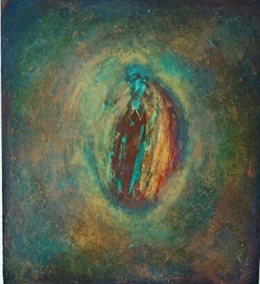 La bonne étoile Schilderij getiteld "La bonne étoile" door Marina Paregno, Origineel Kunstwerk, Acryl