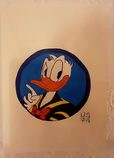 "Paperino." başlıklı Tablo Angelo Marzullo tarafından, Orijinal sanat, Akrilik