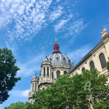 Photography titled "Église Saint-August…" by Balagour, Original Artwork, Digital Photography
