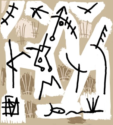 数字艺术 标题为“Grande Camargue” 由Franck Vidal, 原创艺术品, 数字油画