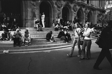 Photographie intitulée "Les marches de l'op…" par Jérome Chuilon, Œuvre d'art originale, Photographie argentique