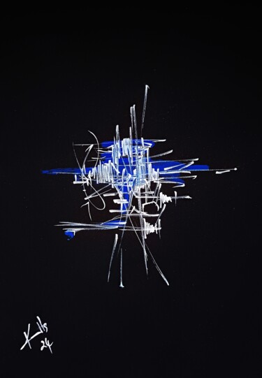 图画 标题为“Blue 4” 由Karls, 原创艺术品, 丙烯