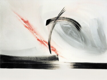 「Sourire du Cyclone」というタイトルの絵画 Corine Sylvia Congiuによって, オリジナルのアートワーク, アクリル